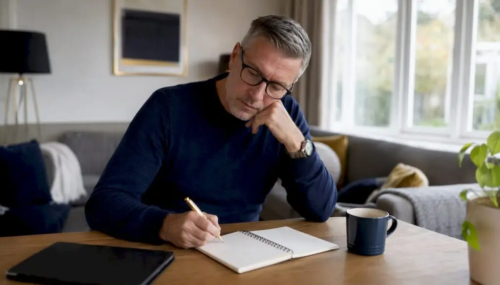 Person calculating UK property Capital Gains Tax