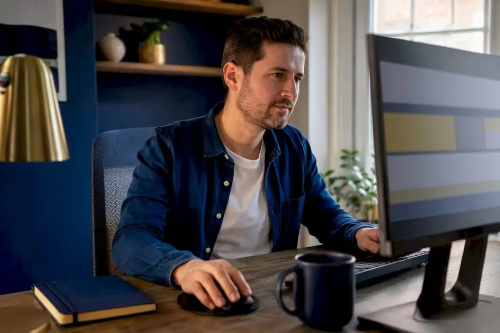 Sole trader reviewing bank reconciliation
