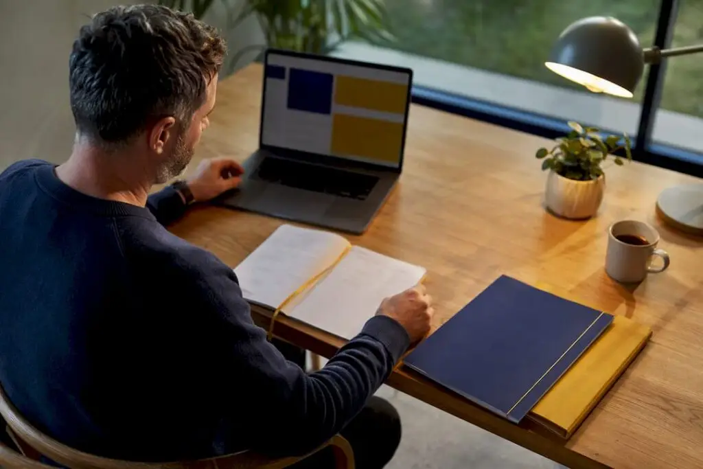 UK landlord reviewing rental bookkeeping setup