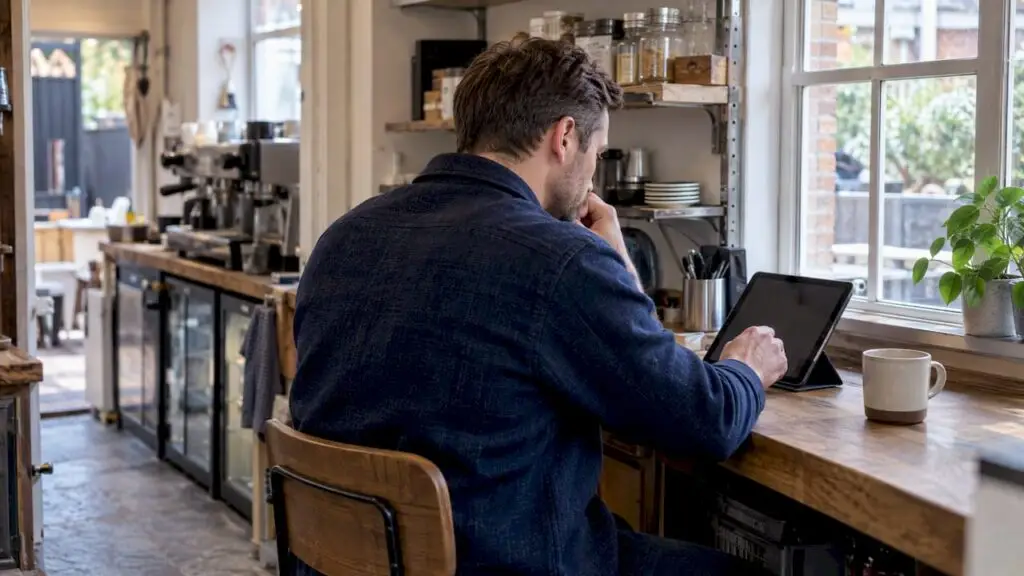Sole trader reviewing January tax payment